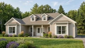 CHD-1717 Country House Plan – Front Elevation