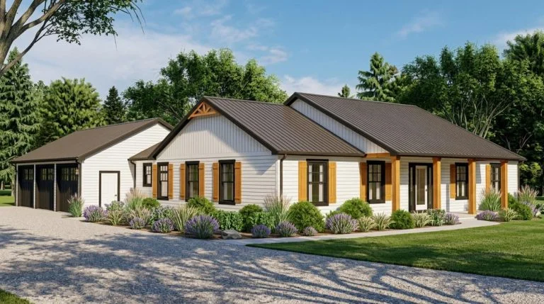 CHD-1720 Cottage House Plan – Front Elevation