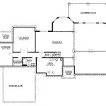 CHD-1721 Country House Plan – Basement Floor Plan