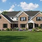 CHD-1721 Country House Plan – Front Elevation