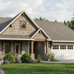 CHD-1733 Cottage House Plan – Front Elevation