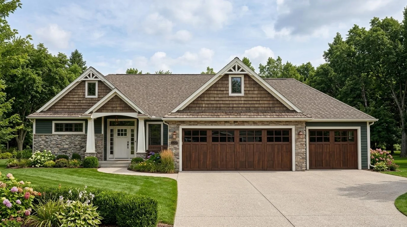 CHD-1735 Country House Plan – Front Elevation