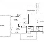 CHD-1743 Country House Plan – Basement Floor Plan