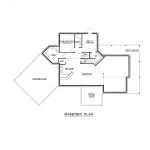 CHD-1747 Cottage House Plan – Basement Floor Plan