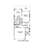 CHD-1751 Beach House Plan – Main Floor Plan
