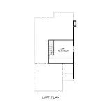 CHD-1751 Beach House Plan – Loft Floor Plan