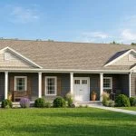 CHD-1758 Cottage House Plan – Front Elevation