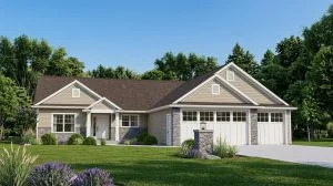 CHD-1769 Cottage House Plan – Front Elevation