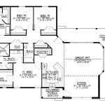CHD-1779 Country House Plan – Main Floor Plan