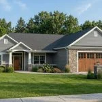 CHD-1788 Cottage House Plan – Front Elevation