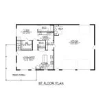CHD-1803 Country House Plan – First Floor Plan