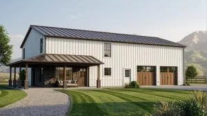 CHD-1803 Country House Plan – Front Elevation
