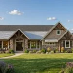 CHD-18100 Colonial House Plan – Front Elevation