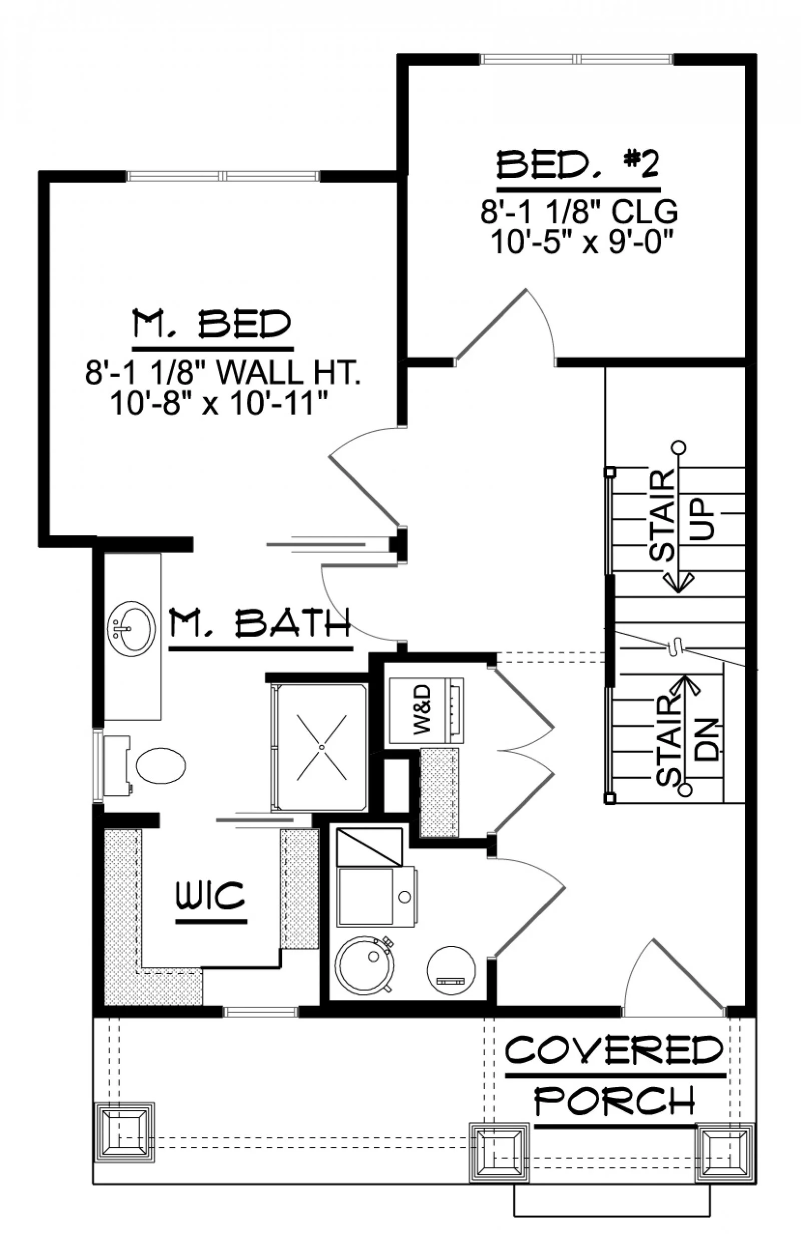 CHD-18119 Beach House Plan – First Floor Plan