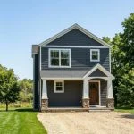 CHD-18119 Beach House Plan – Front Elevation