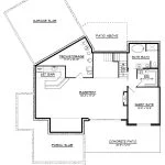 CHD-18122 Country House Plan – Basement Floor Plan