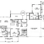 CHD-18123 Country House Plan – First Floor Plan