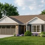 CHD-18128 Country House Plan – Front Elevation