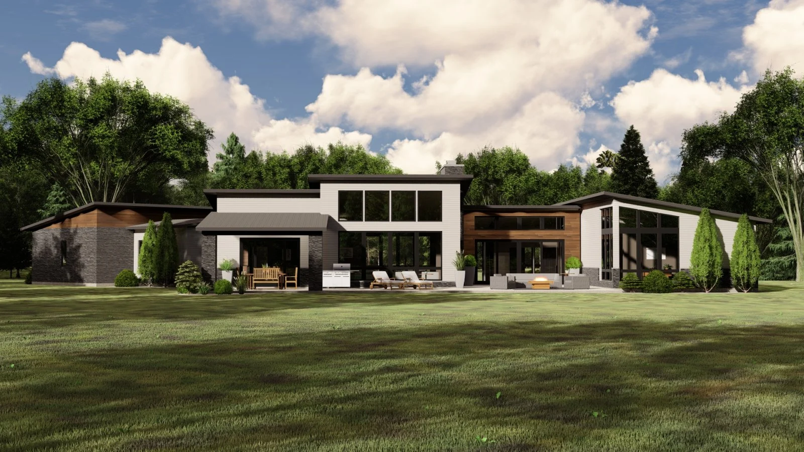 CHD-18132 Contemporary House Plan – Photo 2