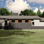 CHD-18132 Contemporary House Plan – Photo 3