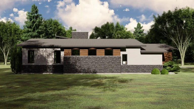 CHD-18132 Contemporary House Plan – Photo 3
