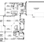 CHD-18133 Beach House Plan – Main Floor Plan