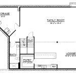 CHD-18135 Beach House Plan – Basement Floor Plan
