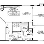 CHD-18135 Beach House Plan – First Floor Plan