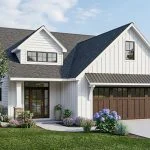 CHD-18135 Beach House Plan – Front Elevation