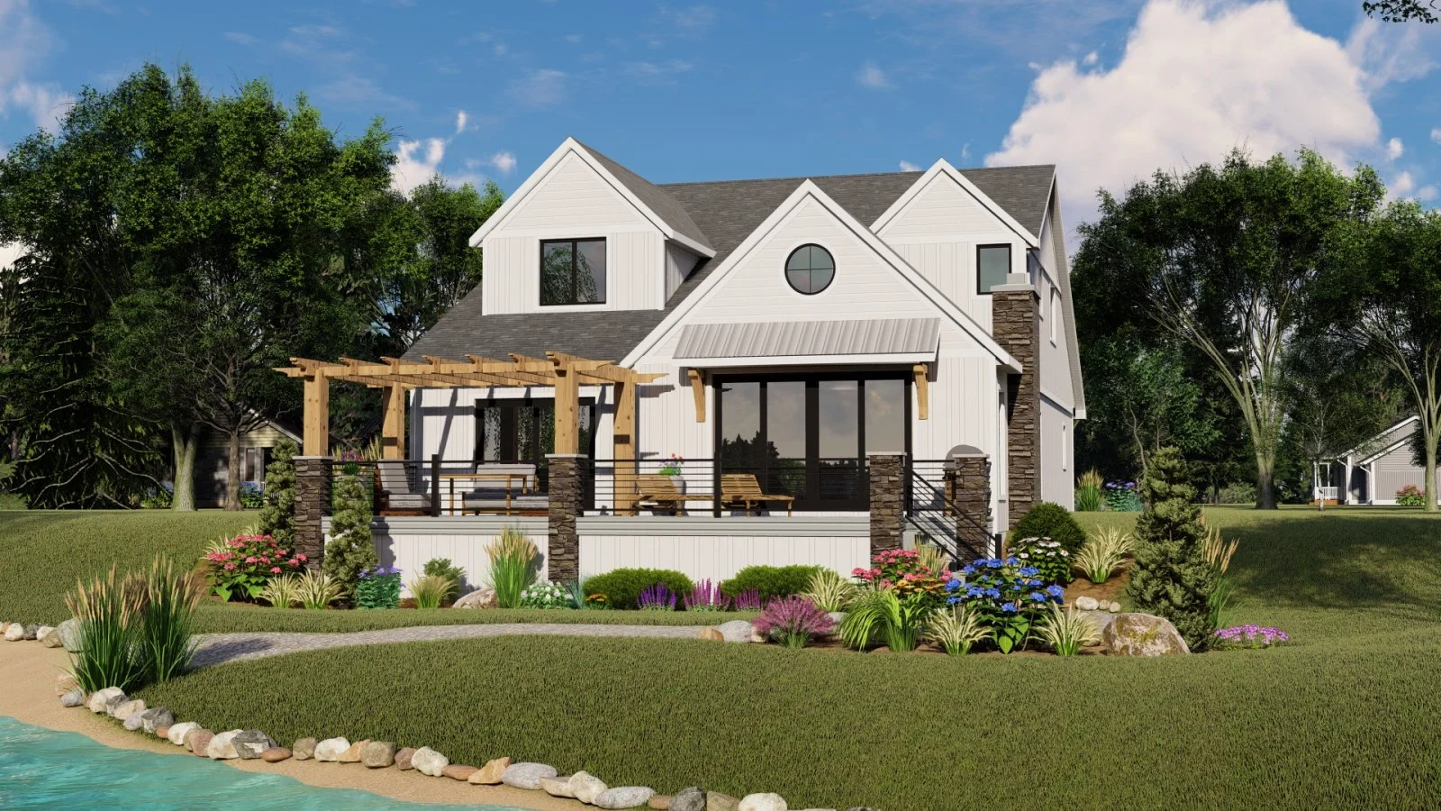 CHD-18135 Beach House Plan – Photo 1