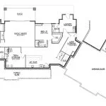 CHD-18136 Cottage House Plan – Basement Floor Plan