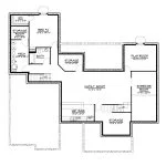 CHD-18137 Country House Plan – Basement Floor Plan