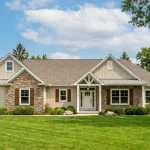 CHD-18137 Country House Plan – Front Elevation