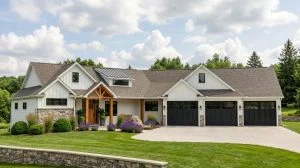 CHD-18138 Cottage House Plan – Front Elevation