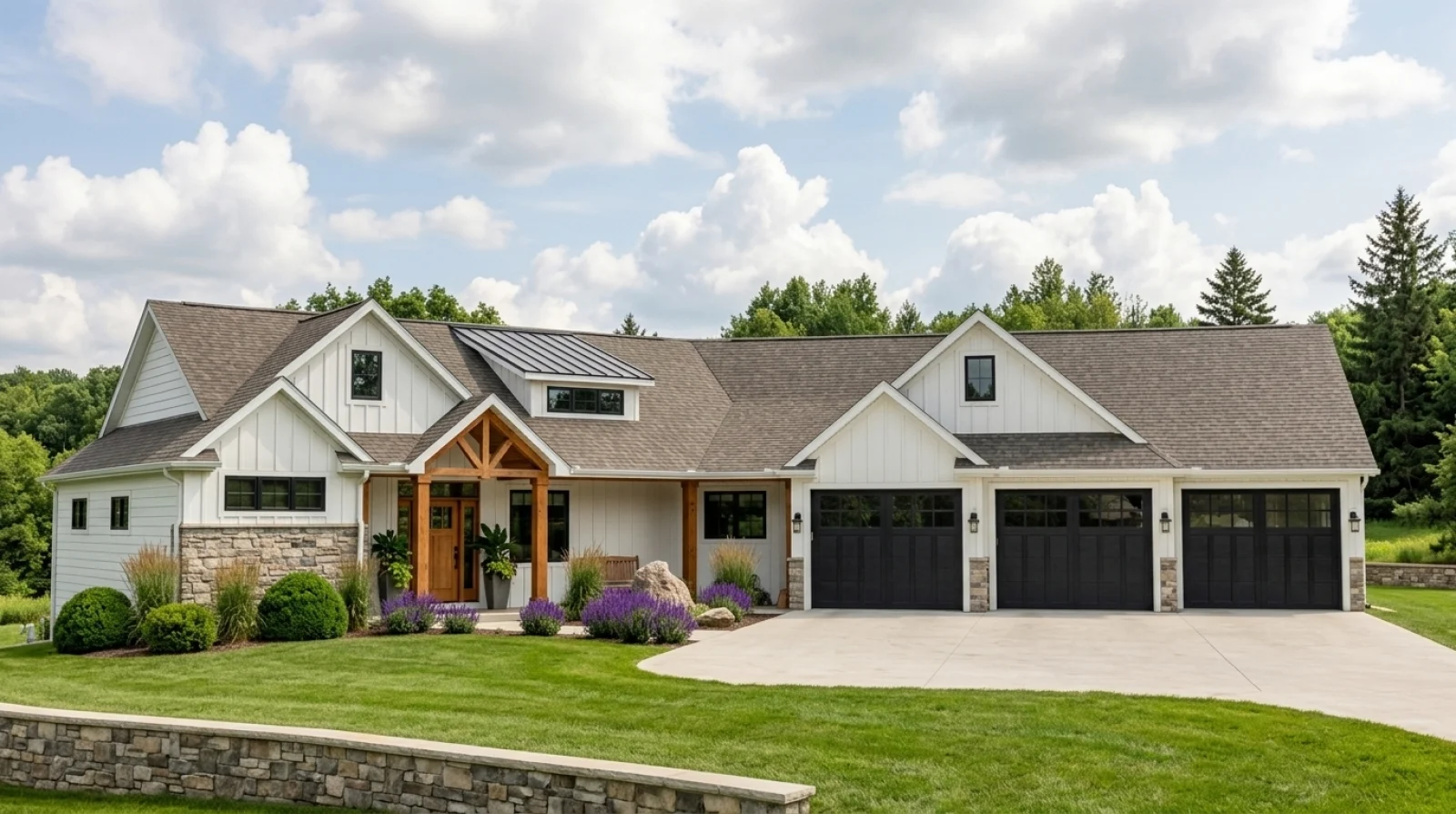 CHD-18138 Cottage House Plan – Front Elevation