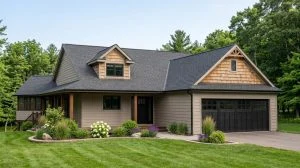 CHD-18139 Beach House Plan – Front Elevation