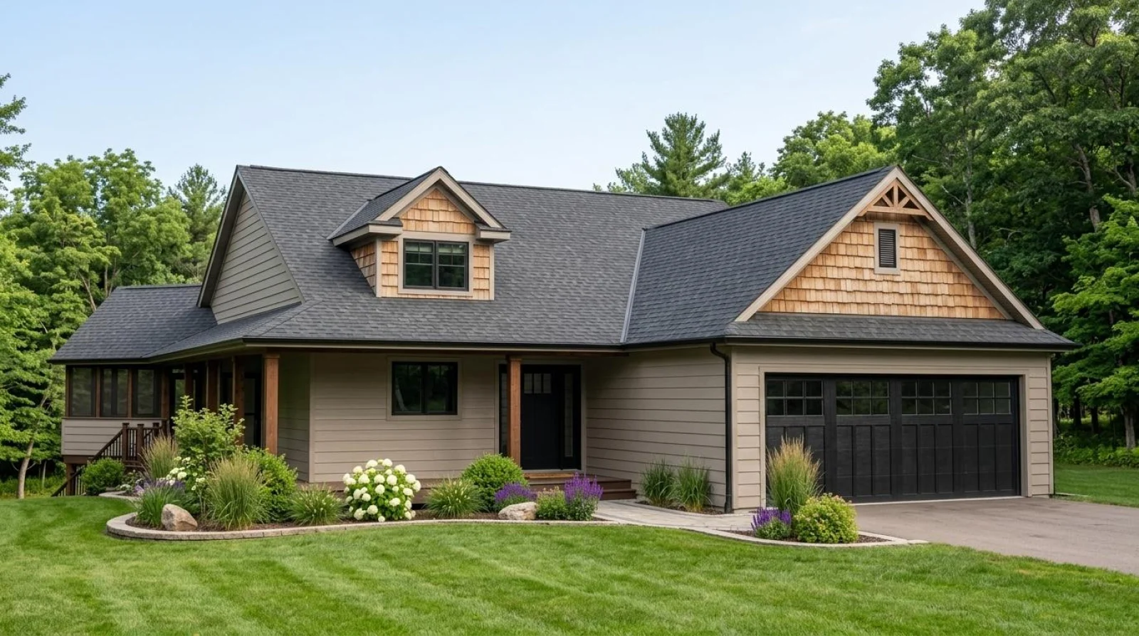 CHD-18139 Beach House Plan – Front Elevation