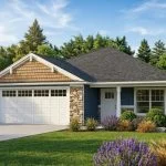 CHD-1816 Country House Plan – Front Elevation
