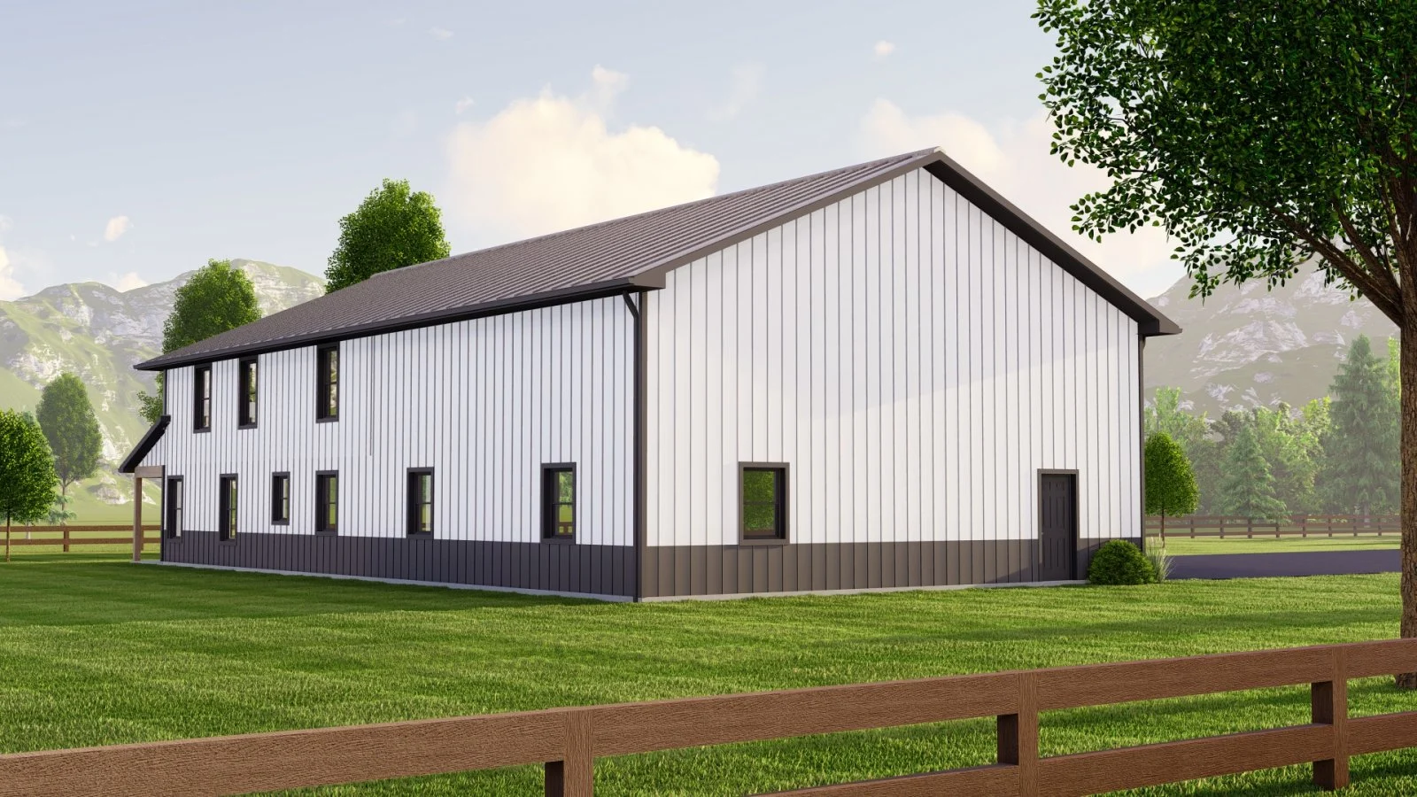 CHD-1876 Barndominium House Plan – Photo 1