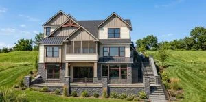 CHD-1885 Beach House Plan – Front Elevation
