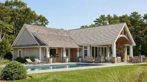 CHD-19103 Beach House Plan – Front Elevation