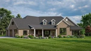CHD-19106 Cottage House Plan – Front Elevation