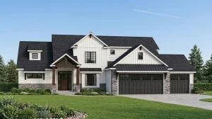 CHD-19109 Cottage House Plan – Front Elevation