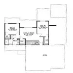 CHD-1924 Beach House Plan – Second Floor Plan