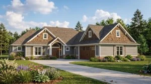 CHD-1925 Cottage House Plan – Front Elevation