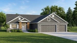 CHD-1939 Cottage House Plan – Front Elevation