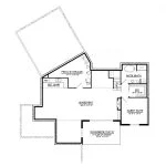 CHD-1998 Cottage House Plan – Basement Floor Plan