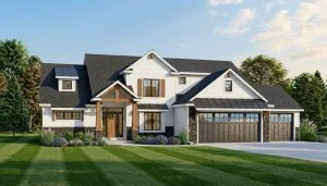 CHD-2001 Cottage House Plan – Front Elevation