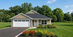 CHD-2010 Cottage House Plan – Front Elevation