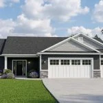CHD-20105 Cottage House Plan – Front Elevation